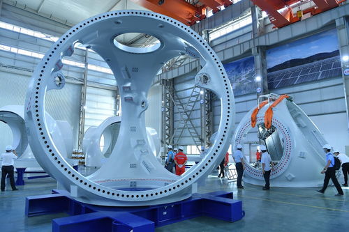 金風(fēng)科技陽(yáng)江首臺(tái)風(fēng)電機(jī)組下線(xiàn)