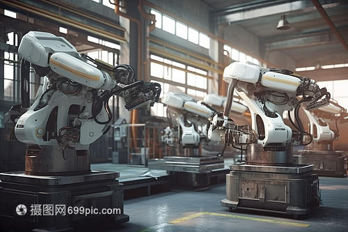 科技機械臂數(shù)字藝術